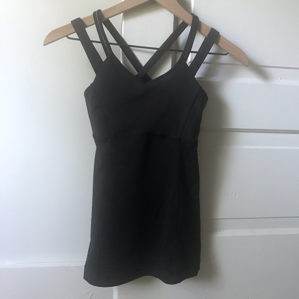 Lululemon Strappy Black Tank